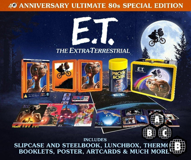 E.T. (UK 4K UHD,40th Anniversary Ultimate Limited 'Time Capsule' Edition Steelbook, Region Free/B)