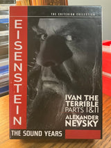 Eisenstein: The Sound Years : Ivan the Terrible Parts 1 & 2 (#86) (DVD) USED