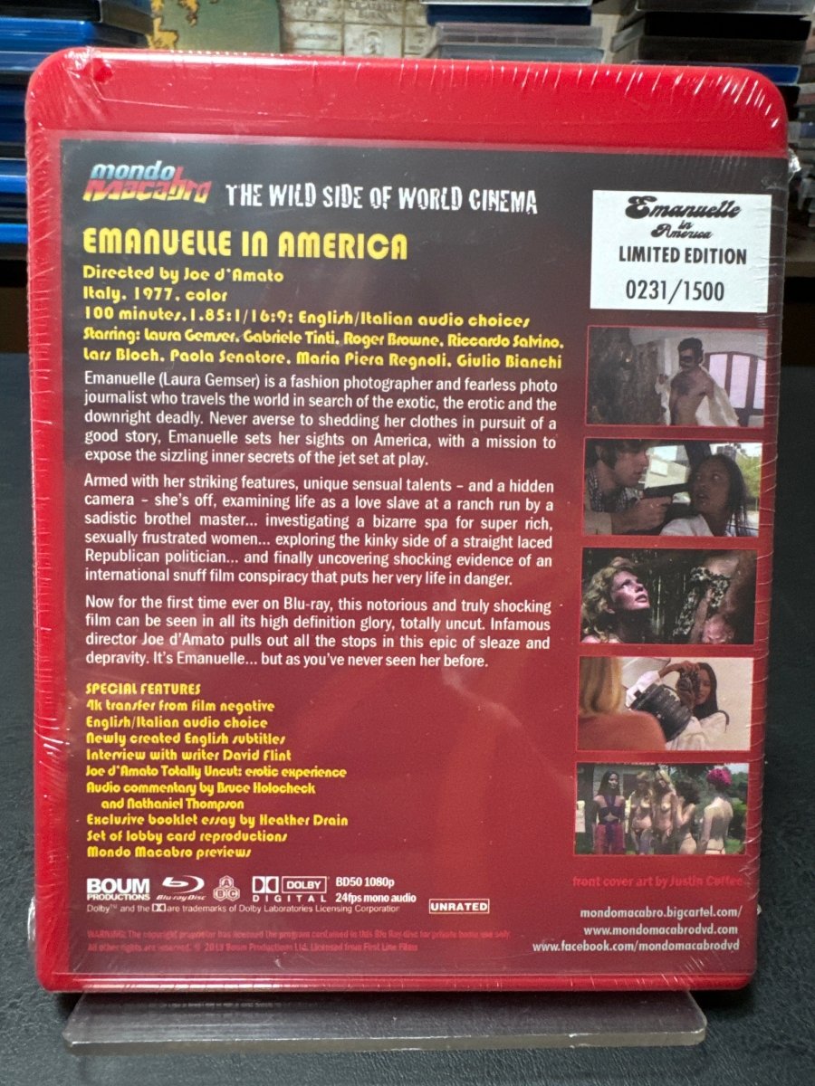 Emanuelle in America Limited Edition (Numbered Red Case)