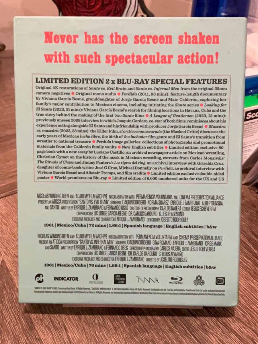 ENTER SANTO: The First Adventures of the Masked Mexican Wrestler (US Limited Edition) USED
