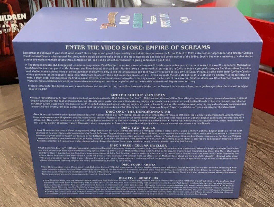 Enter the Video Store: Empire of Screams Collector's Set USED
