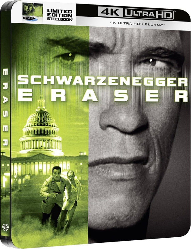 Eraser (4K UHD, Limited Edition Steelbook, Region Free) *see note - New 4K UHD