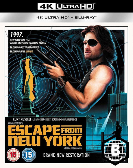 Escape from New York (4K UHD, Region B) - New 4K UHD