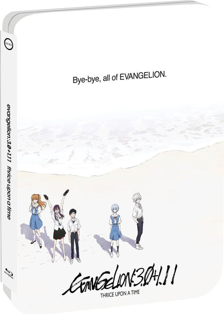 Evangelion: 3.0+1.01 Thrice Upon A Time (Limited Edition Steelbook) - New Blu - Ray