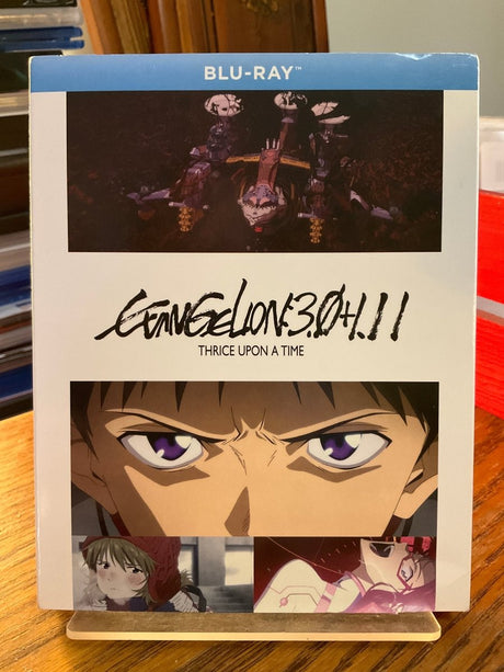 EVANGELION:3.0+1.11 THRICE UPON A TIME w/SLIP USED - Used Blu - Ray
