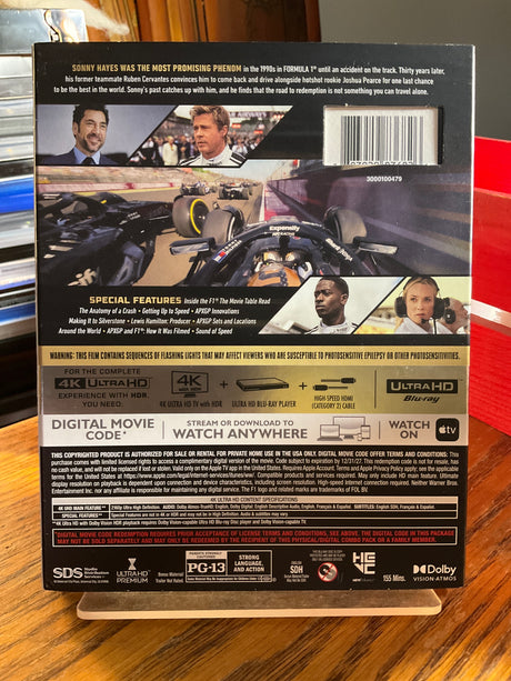 F1: The Movie (4K UHD) w/SLIP USED