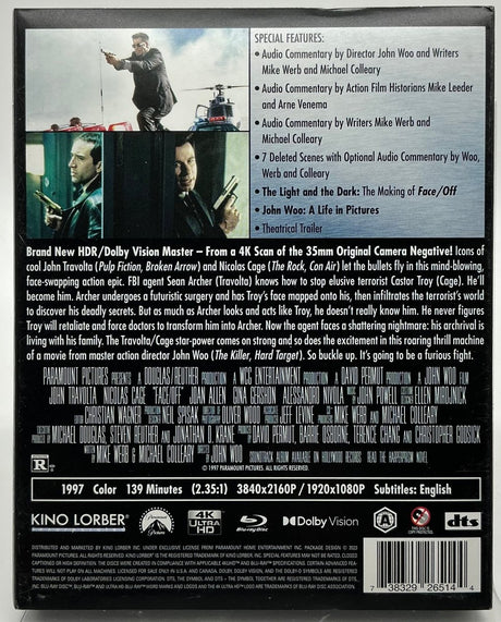 Face/Off (4K UHD) w/SLIP USED