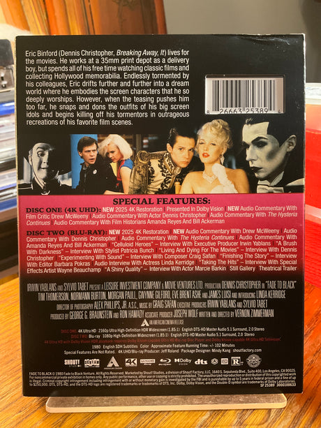 Fade to Black (4K UHD) w/SLIP USED