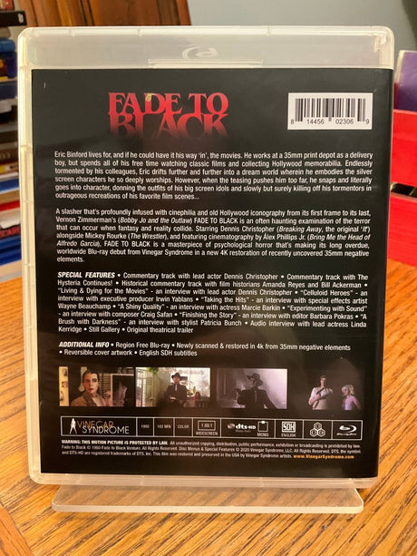 Fade to Black (original 1 - sheet poster artwork) w/SLIP USED - Used Blu - Ray