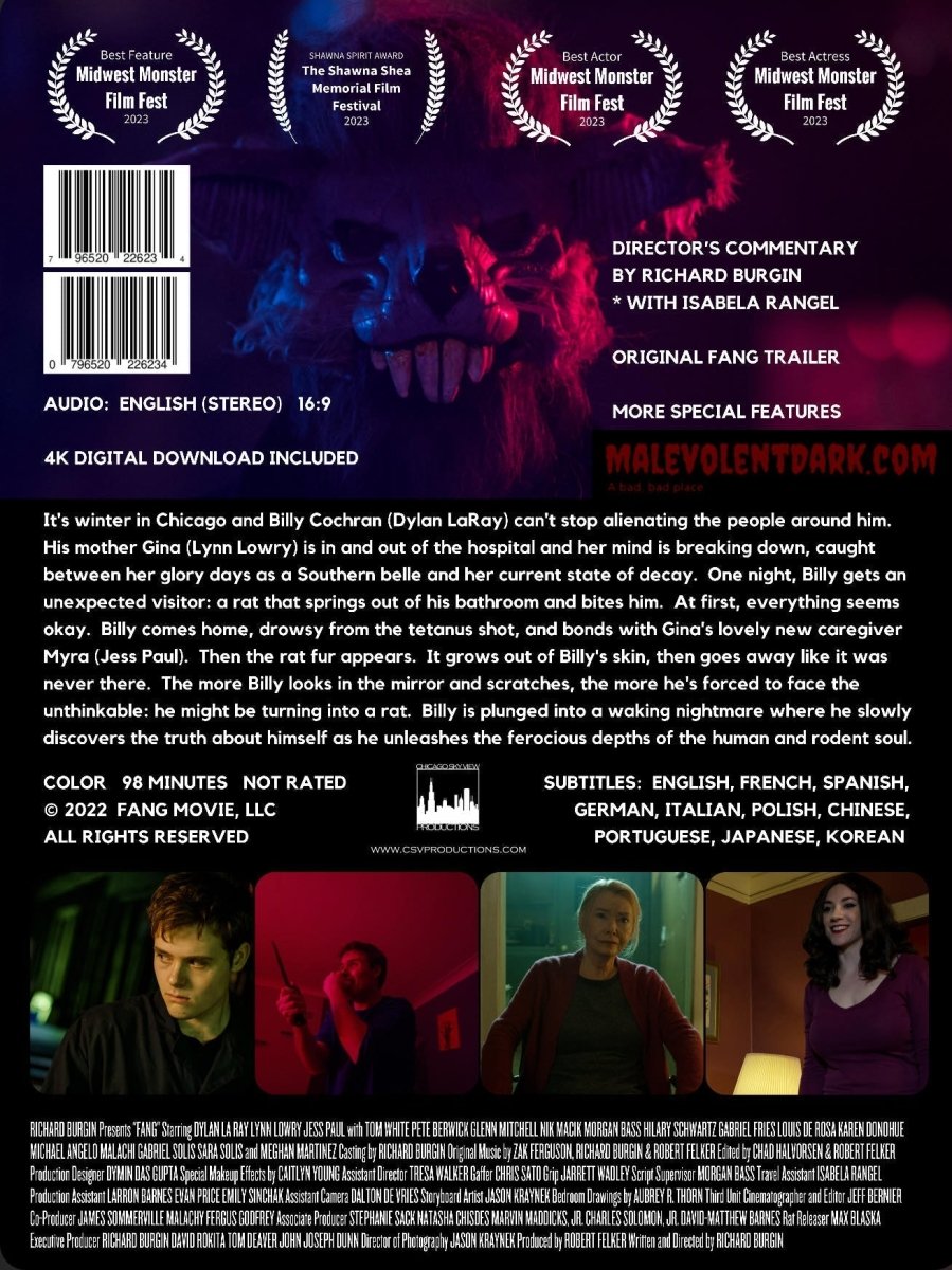 Fang (2022) - New Blu - Ray