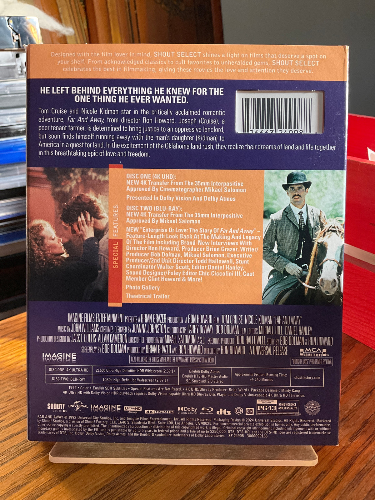 Far and Away (4K UHD) w/SLIP USED