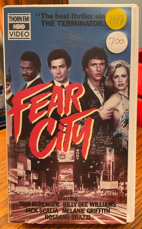 Fear City *EX - RENTAL* CUT BOX (VHS) - VHS