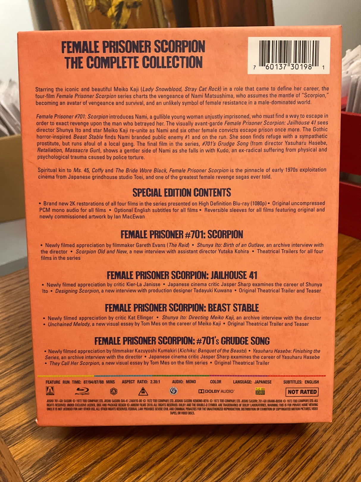 Female Prisoner Scorpion The Complete Collection USED