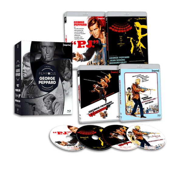 Film Focus: George Peppard (1968 – 1974) (Limited Edition, Region Free) - New Blu - Ray