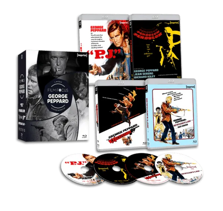 Film Focus: George Peppard (1968 – 1974) (Limited Edition, Region Free)