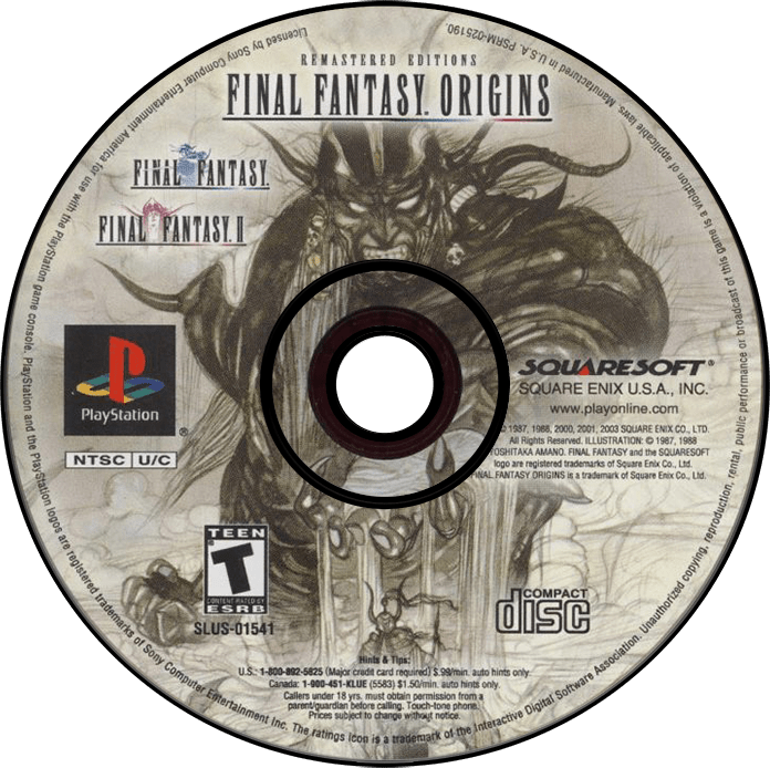 Final Fantasy Origins Playstation 1 LOOSE - Video Games - Playstation 1