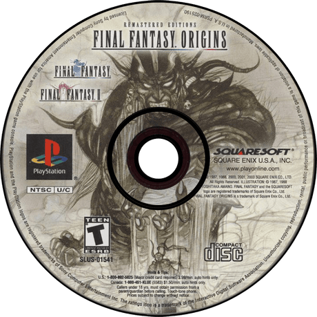 Final Fantasy Origins Playstation 1 LOOSE - Video Games - Playstation 1