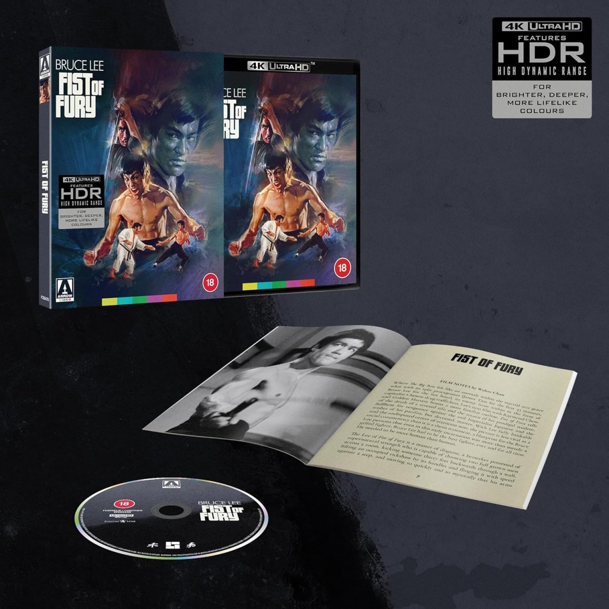 Fist of Fury (4K UHD, Limited Edition, Region Free/B) w/SLIP - New 4K UHD