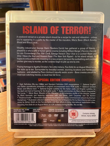 Five Dolls for an August Moon (REGION B) w/BOOKLET USED - Used Blu - Ray