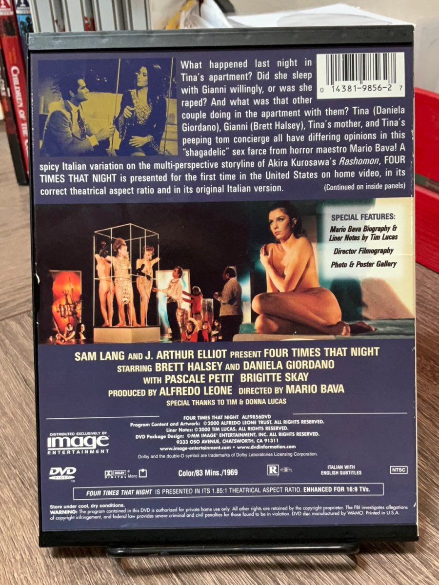 Four Times That Night USED DVD *SEE NOTE* - Used DVD