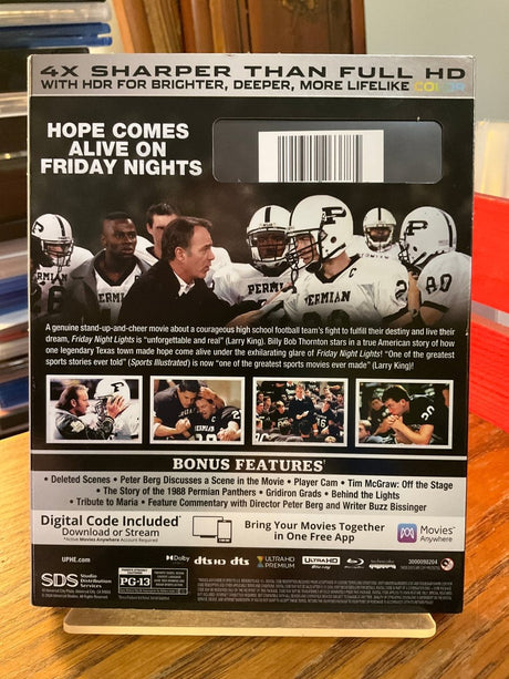 Friday Night Lights (4K UHD) w/SLIP USED - Used 4K UHD