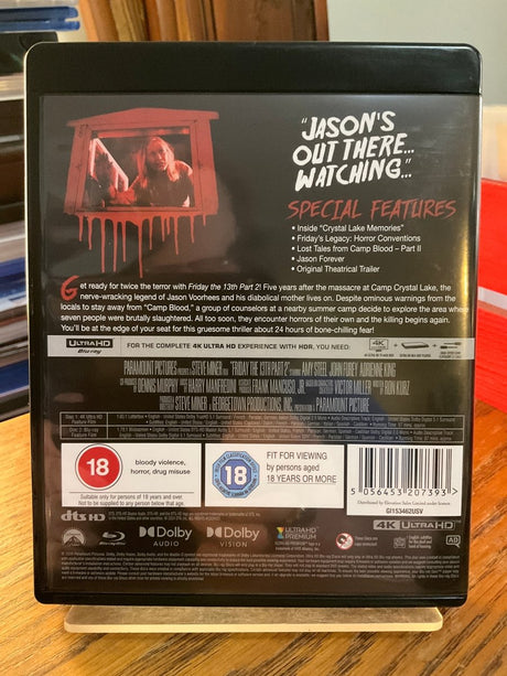 Friday the 13th Part II (4K UHD, Region Free/B) USED