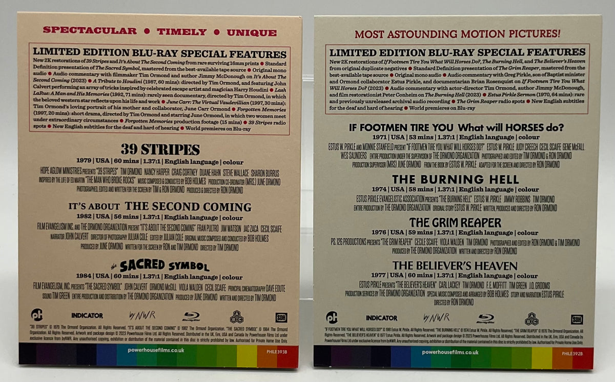 From Hollywood to Heaven: The Lost and Saved Films of the Ormond Family (US Limited Edition) USED