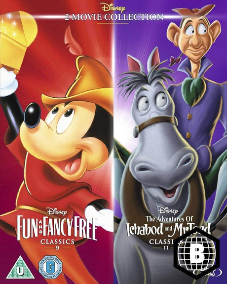 Fun and Fancy Free/ The Adventures of Ichabod and Mr Toad (Region B) w/SLIP