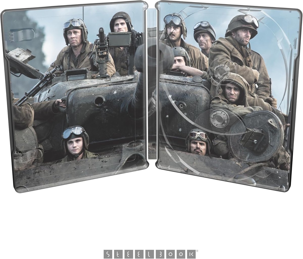 Fury (4K UHD, UK Limited Edition Steelbook, Region Free/B) - New 4K UHD