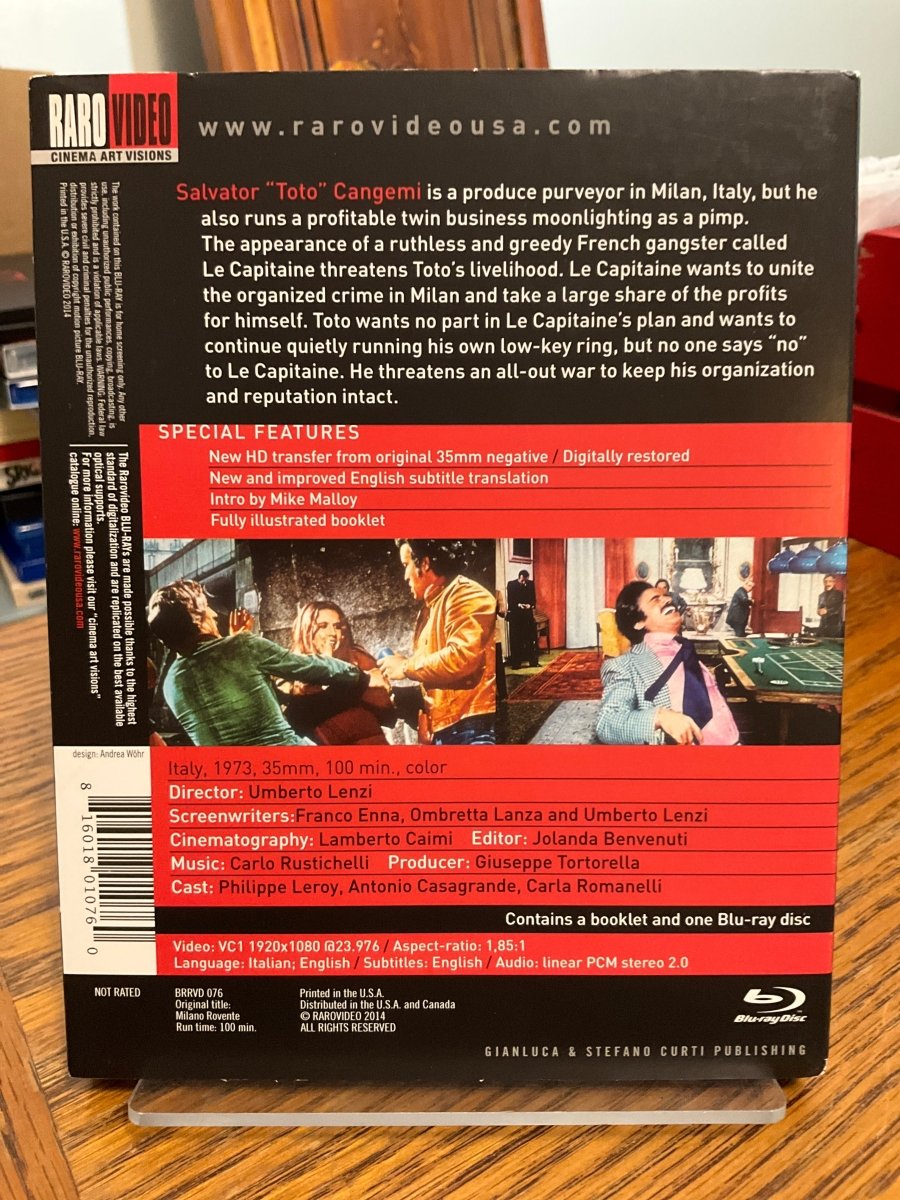 Gang War in Milan W/SLIP AND BOOKLET USED *SEE NOTE*