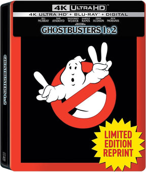 Ghostbusters 1 & 2 (4K UHD, Limited Edition Steelbook) - New 4K UHD