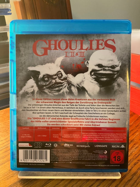 Ghoulies 1 - 3 (REGION B - GERMAN IMPORT) USED - Used Blu - Ray