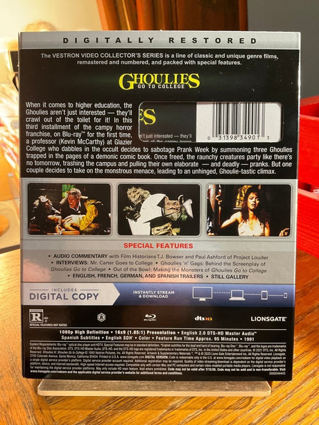Ghoulies Go to College w/SLIP USED