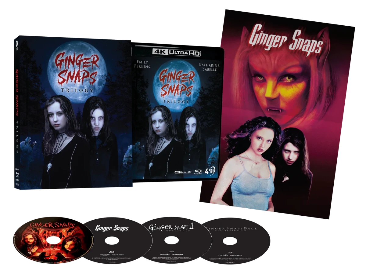Ginger Snaps Trilogy (4K UHD, Limited Lenticular Hardcase Edition, Region Free)