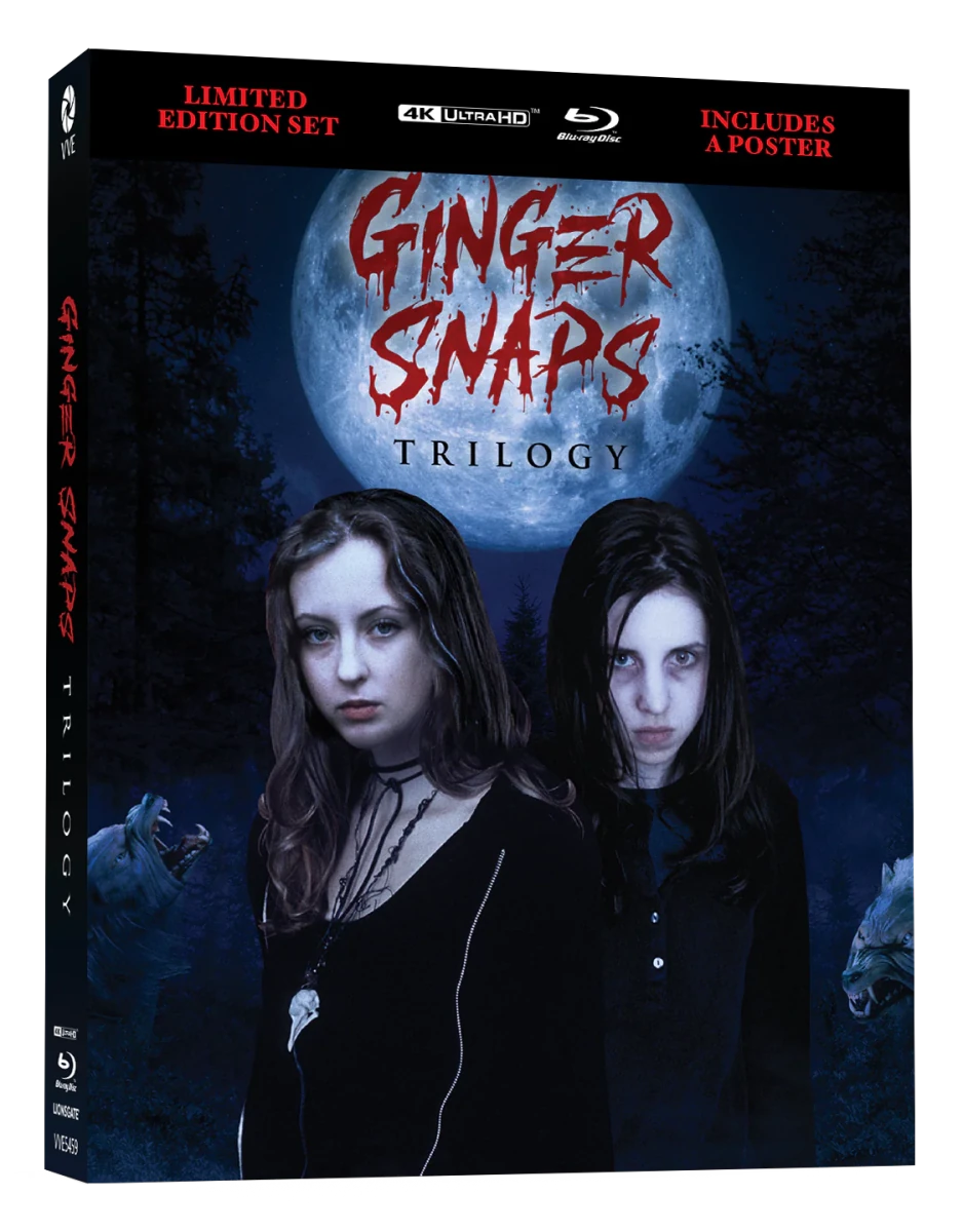 Ginger Snaps Trilogy (4K UHD, Limited Lenticular Hardcase Edition, Region Free)