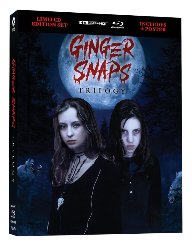 Ginger Snaps Trilogy (4K UHD, Limited Lenticular Hardcase Edition, Region Free)