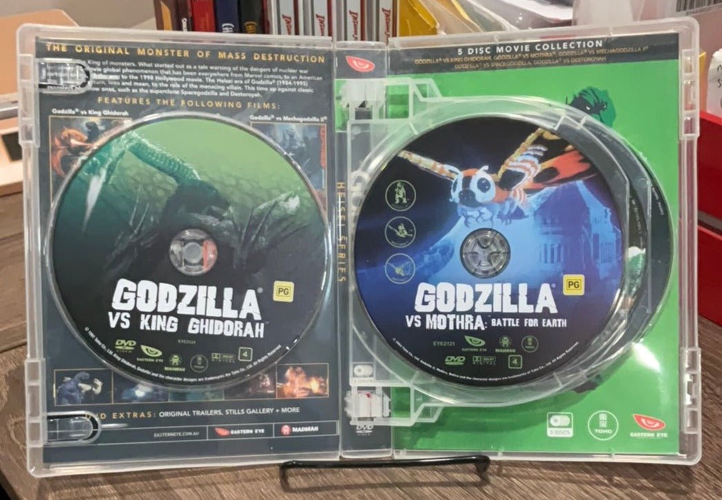 Godzilla-Heisei Series Boxset (REGION B) DVD USED *SEE NOTE*