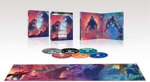 Godzilla / Kong Monsterverse 5 - Film Collection (4K UHD) - New 4K UHD