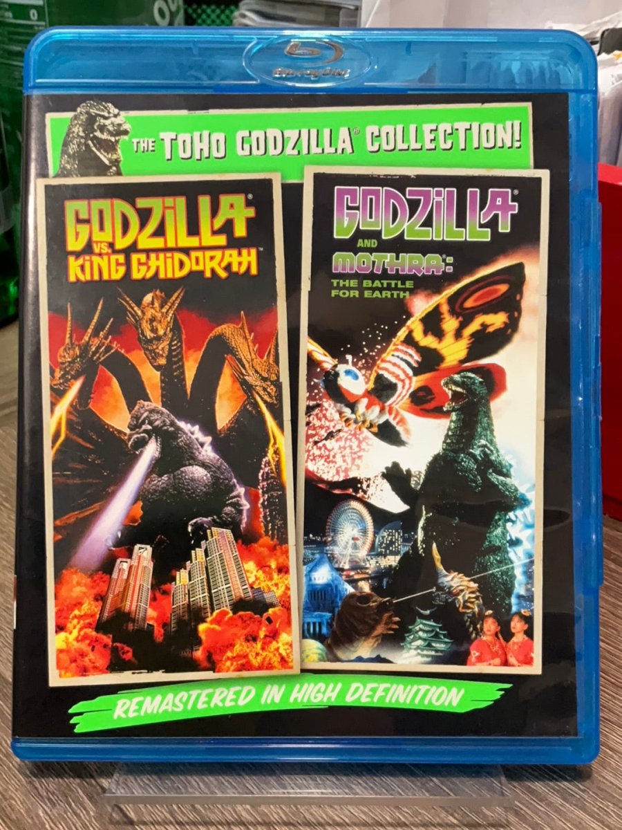 Godzilla Vs. King Ghidorah/ Godzilla and Mothra USED