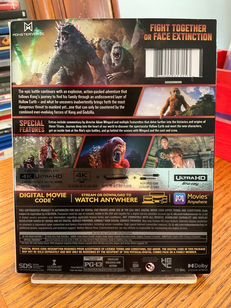 Godzilla x Kong: The New Empire (4K UHD) w/SLIP USED