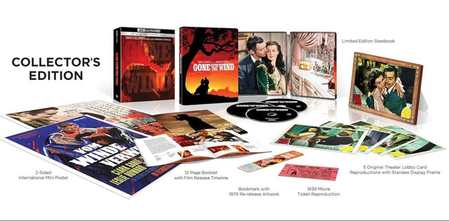 Gone with the Wind (4K UHD, UK Limited Collector's Edition, Region Free)