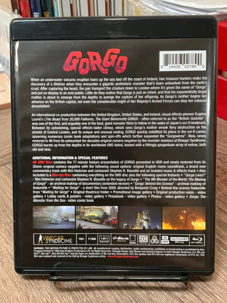 Gorgo 4K UHD w/HARDCASE USED