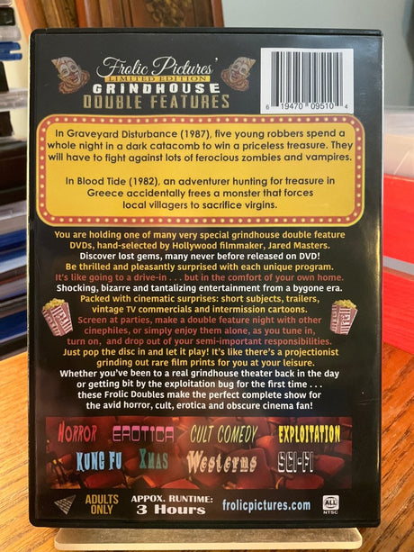 Graveyard Disturbance / Blood Tide (DVD) USED
