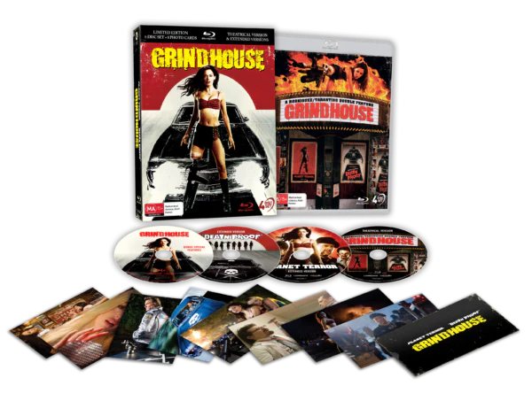 Grindhouse Double Feature: Planet Terror / Deathproof (Limited Edition w/Lenticular Hardcase, Region Free) - New Blu-Ray