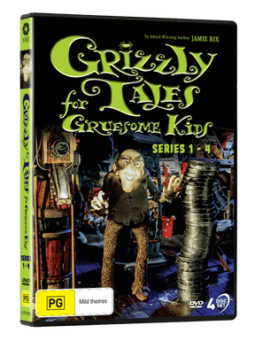 Grizzly Tales for Gruesome Kids: Series 1 - 4 (DVD, Region Free) - New DVD