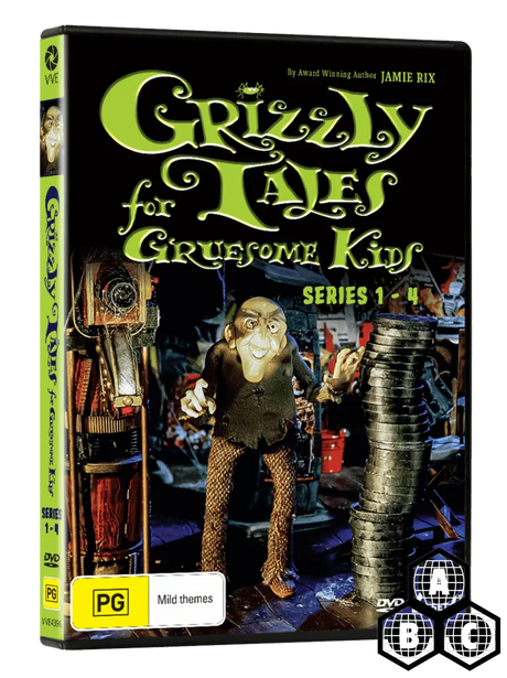 Grizzly Tales for Gruesome Kids: Series 1 - 4 (DVD, Region Free) - New DVD