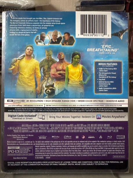 Guardians of the Galaxy (4K UHD, Walmart Exclusive, Mondo Steelbook)