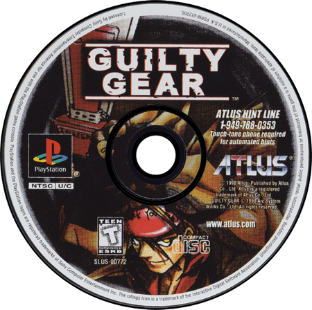 Guilty Gear Playstation 1 LOOSE - Video Games - Playstation 1