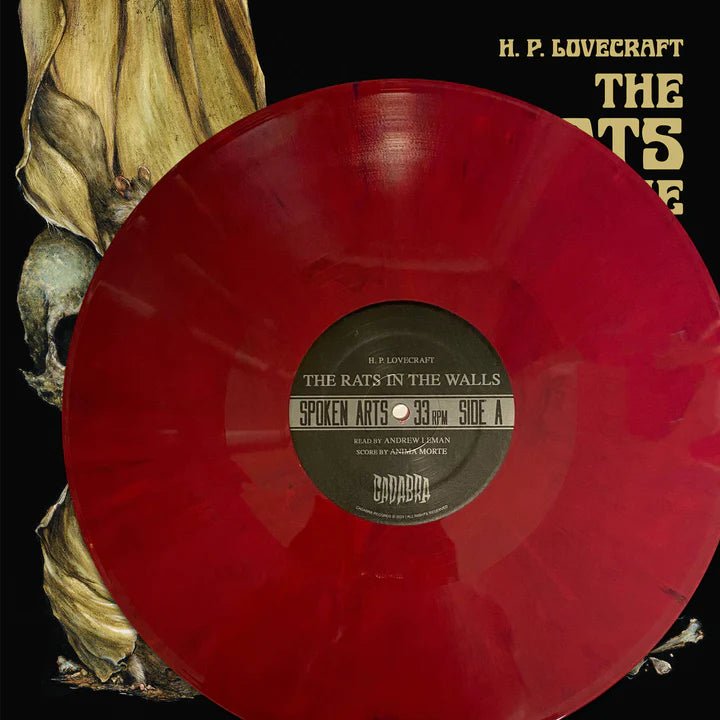 H.P. Lovecraft's The Rats in the Walls - Read by Andrew Leman, Score by Anima Morte (2x Vinyl LP)