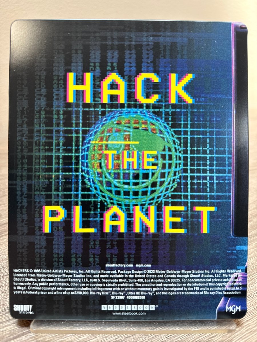 Hackers (4K UHD, Limited Edition Steelbook) USED